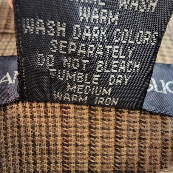 Men's Casual Button-Down Shirts - Beige and Brown - Picture 9 of 16